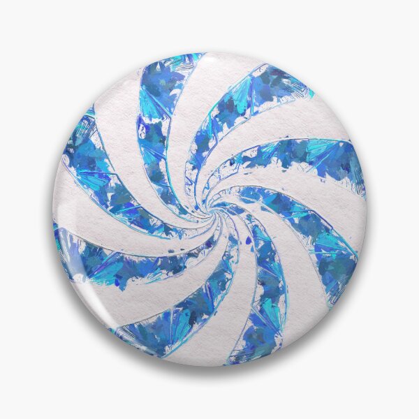 Item preview, Blue Peppermint Swirl designed and sold by FancyFriendship.