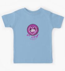 Pink Love Flowers for Valentines Kids Tee