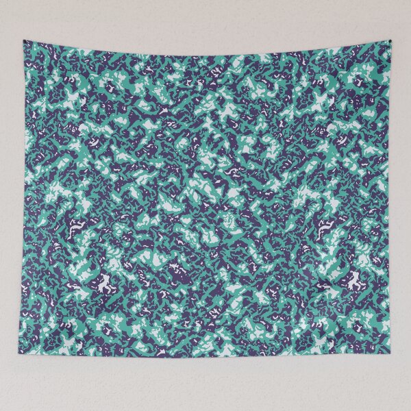 Item preview, Camuflaje verde menta Bordes brillantes Patrones digitales sin costura designed and sold by ShopieHome.