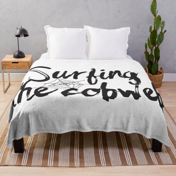 Item preview, Surfing the Cobweb Quote I designed and sold by FlinArt.