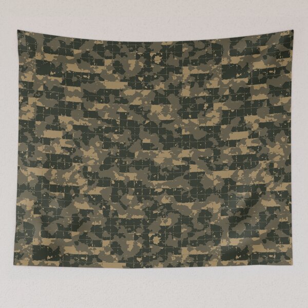 Item preview, Military Camouflage Mosaic Tiles Seamless Digital Patterns designed and sold by ShopieHome.