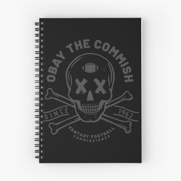 Item preview, Fantasy Football Vintage Commish Skull Draft Party Kit Essential T-Shirt designed and sold by amberk1cira.