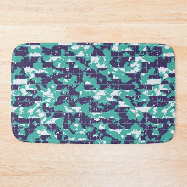 Item preview, Mint Green Camouflage Mosaic Tiles Seamless Digital Patterns designed and sold by ShopieHome.