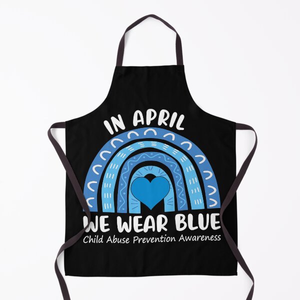 Item preview, In April We Wear Blue Cool Child Abuse Prevention Awareness designed and sold by HaaChris-Artis.