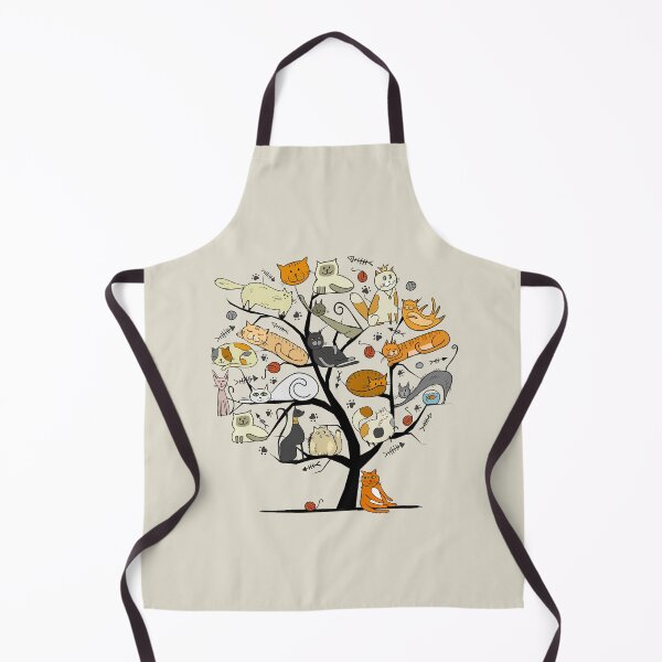 Item preview, Collection of cats characters of different breeds on tree designed and sold by Kudryashka.