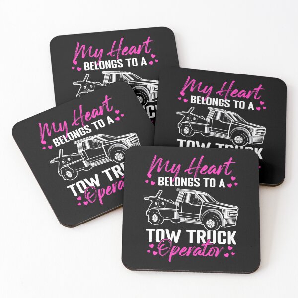 Item preview, My Heart Belongs To A Trucker Funny Towing For Tow Operators designed and sold by Nessshirts.