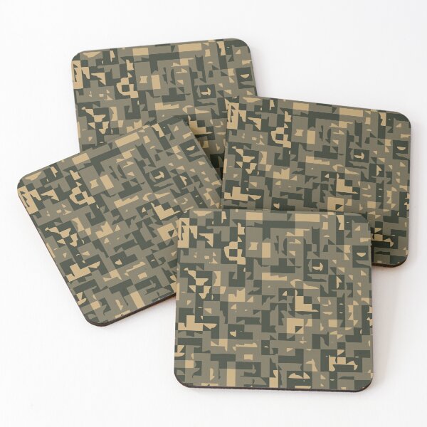 Item preview, Military Camouflage Pixelate Mosaic Seamless Digital Patterns designed and sold by ShopieHome.
