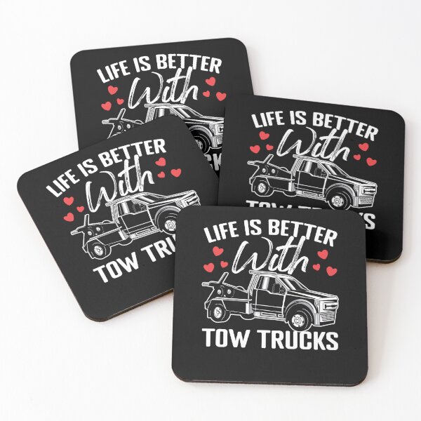 Item preview, Life Is Better Funny Towing Services For Tow Truck Operators designed and sold by Nessshirts.