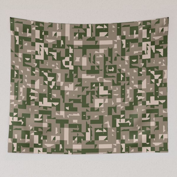 Item preview, Army Camouflage Pixelate Mosaic Seamless Digital Patterns designed and sold by ShopieHome.