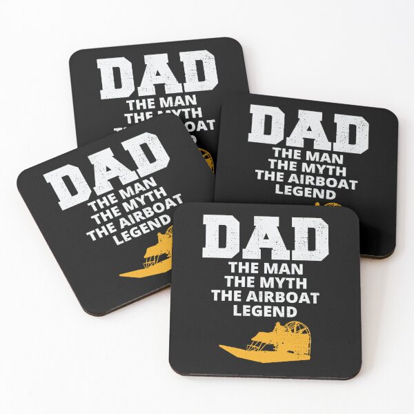 Item preview, Airboat Fanboat Airboating Dad Fathers Day Daddy designed and sold by CuteDesigns1.