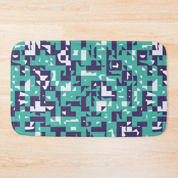 Item preview, Mint Green Camouflage Pixelate Mosaic Seamless Digital Patterns designed and sold by ShopieHome.