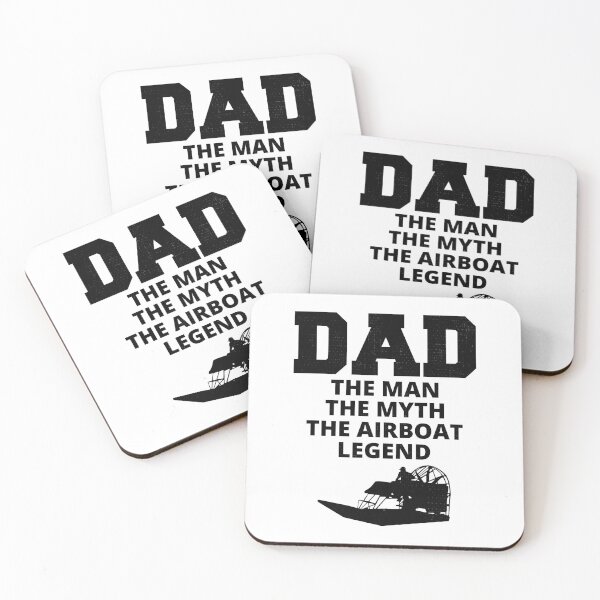 Item preview, Airboat Fanboat Airboating Dad Fathers Day Daddy designed and sold by CuteDesigns1.