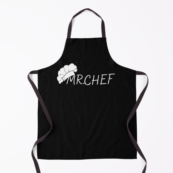 Item preview, Mr chef professional cook design shirt and apron for chef gift for chefs and cooks. designed and sold by haideralibhai.