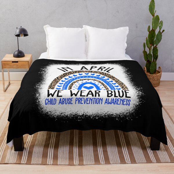 Item preview, In April We Wear Blue Cool Child Abuse Prevention Awareness designed and sold by HaaChris-Artis.