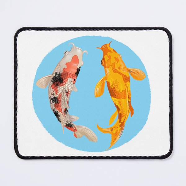 Item preview, Yin Yang Carp Balance Taijitu Japanese Nishikigoi Koi Fish designed and sold by Minnesnowta.