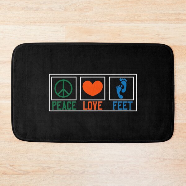 Item preview, Peace Love Feet designed and sold by Real-World-Tees.