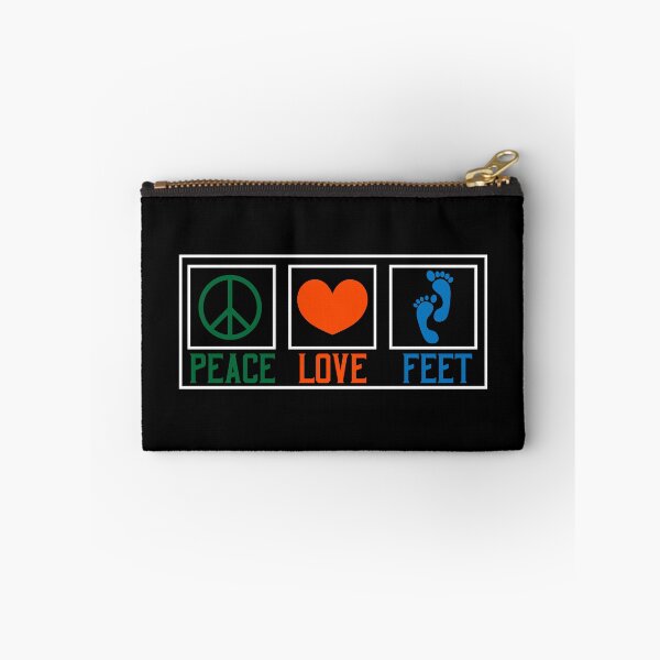 Item preview, Peace Love Feet designed and sold by Real-World-Tees.
