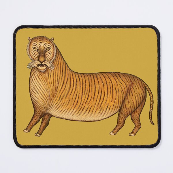 Vista previa del artículo con la obra «Tigre en el bosque», diseñado y vendido por TinyPaperFarm.