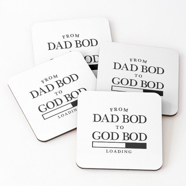 Artikelvorschau, Von Dad Bod zu God Bod Loading (stolzer starker Vatertag) entworfen und verkauft von WULFLAND ARTS.