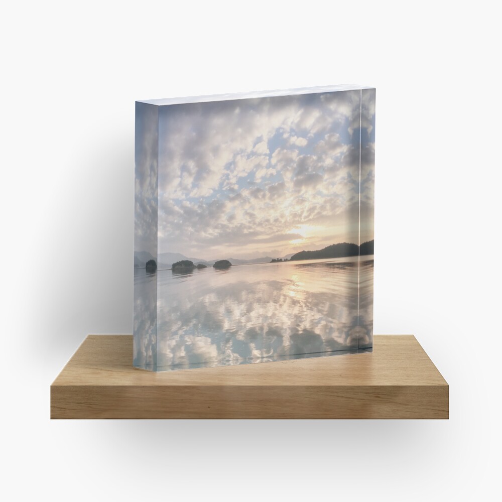 Morning Reflection Acrylic Block