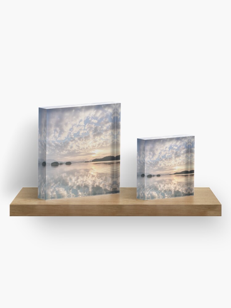 Alternate view of Morning Reflection Acrylic Block