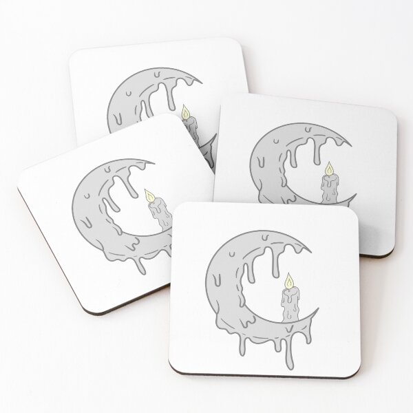Item preview, Melting moon and candle. designed and sold by Fadwalana99.