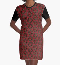 Twenty Sides of Fate Graphic T-Shirt Dress