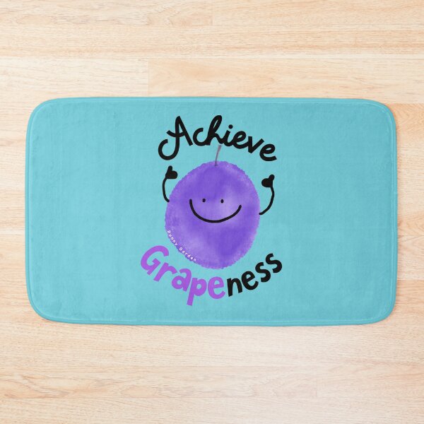 Item preview, Achieve Grapeness - Punny Garden  designed and sold by CarolinLindem.