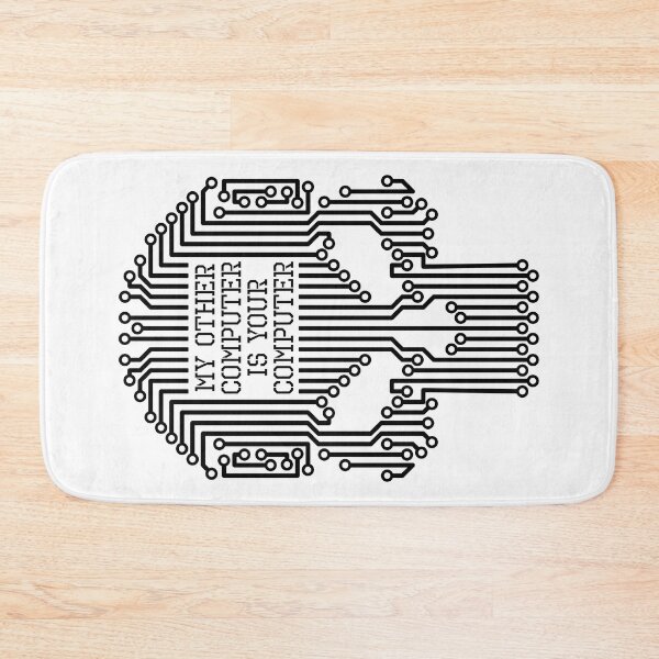 Item preview, Funny Hacker My Other Computer Is Your Computer Skull designed and sold by GrandeDuc.