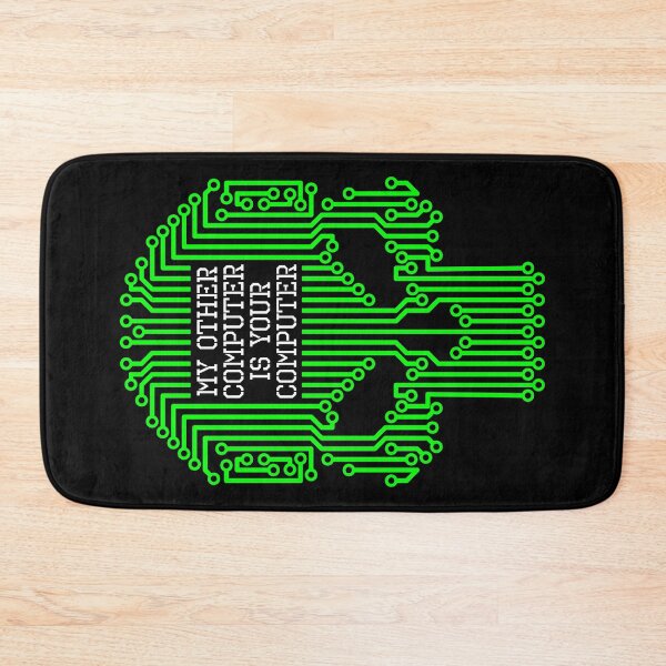 Item preview, Funny Hacker My Other Computer Is Your Computer Skull designed and sold by GrandeDuc.