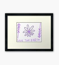 climate change Framed Print