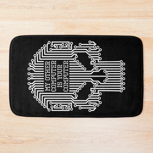 Item preview, Funny Hacker My Other Computer Is Your Computer Skull designed and sold by GrandeDuc.