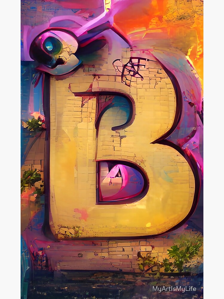 "Letter B Graffiti - Graffiti Letters (skull)" Poster For Sale By ...