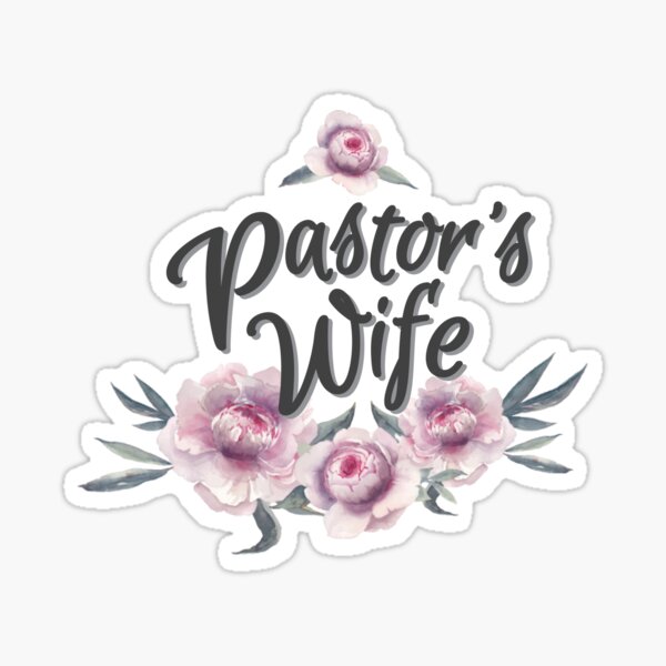 Esposa del Pastor Pegatina