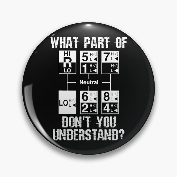 Item preview, Funny Truck Driver Gift 18 Speed What Part Of Don't You Understand designed and sold by GardNewerd.