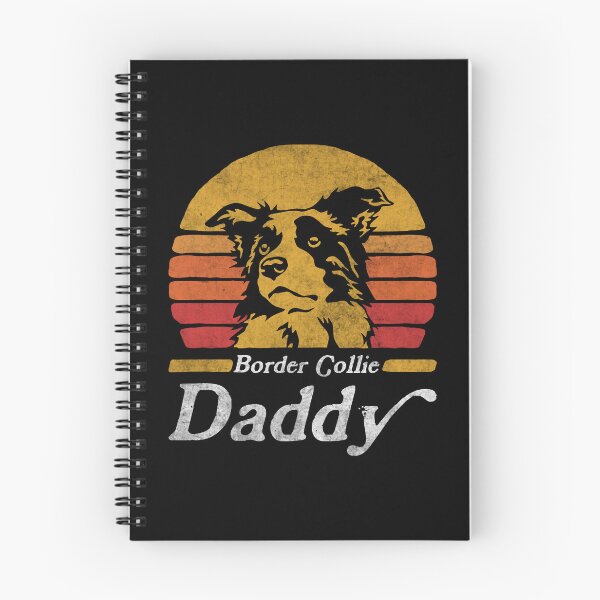 Item preview, Retro Vintage Border Collie Daddy designed and sold by More Cute Dogs.