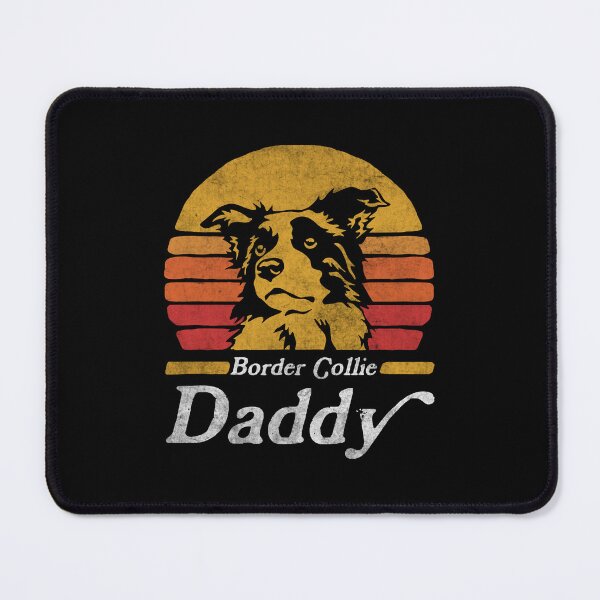 Item preview, Retro Vintage Border Collie Daddy designed and sold by More Cute Dogs.