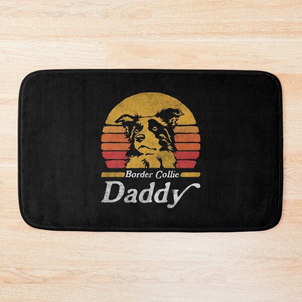 Item preview, Retro Vintage Border Collie Daddy designed and sold by More Cute Dogs.