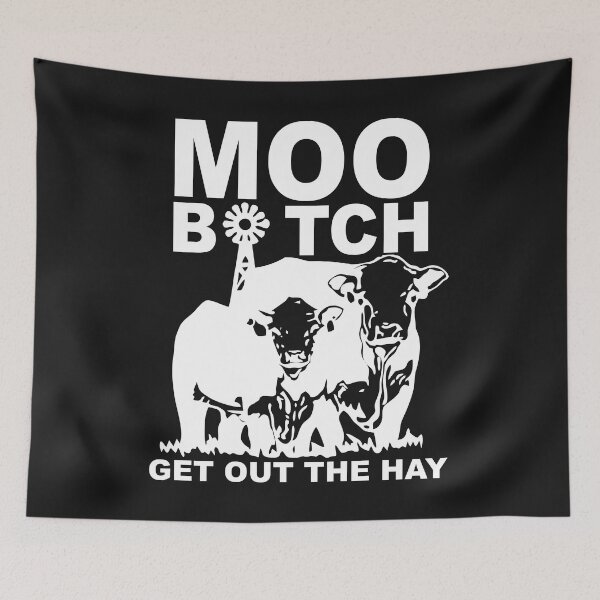 Item preview, Moo Get Out The Hay designed and sold by Moeez Javed.
