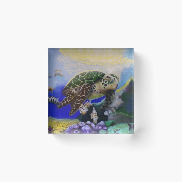 Item preview, Different Sea Turtle Cruising the Ocean floor  designed and sold by TJHstudio.