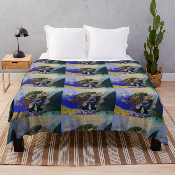 Item preview, Different Sea Turtle Cruising the Ocean floor  designed and sold by TJHstudio.