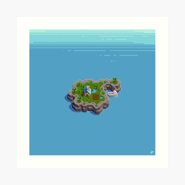Cozy Island Art Print
