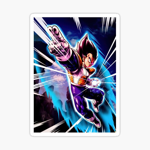 Vegeta Dragon Ball Super Sticker For Sale By Davidbenson47 Redbubble 6091