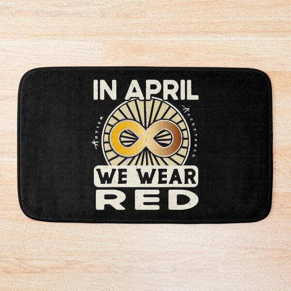 Item preview, In April We Wear Red Autism Red designed and sold by HaaChris-Artis.