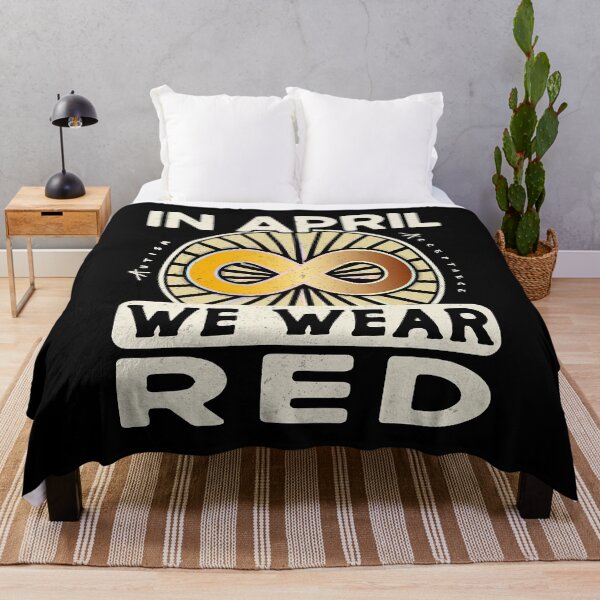 Item preview, In April We Wear Red Autism Red designed and sold by HaaChris-Artis.