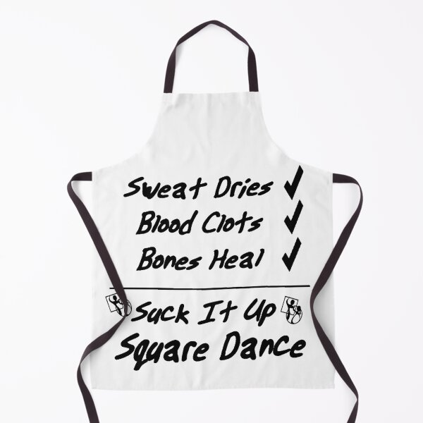 Item preview, Sweat Blood Bones BLK designed and sold by Square Dancing Gifts & Merchandise.