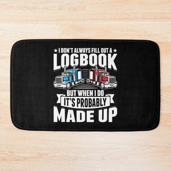 Item preview, Funny Trucker Logbook Truck Driving Tractor Trailer designed and sold by GardNewerd.