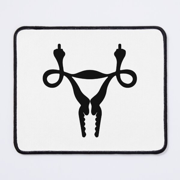 Item preview, Uterus Middle Finger, Angry Uterus, Funny gift. designed and sold by Sarocha Kaewsanod.