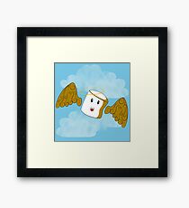 Angelic Marshmallow Framed Print