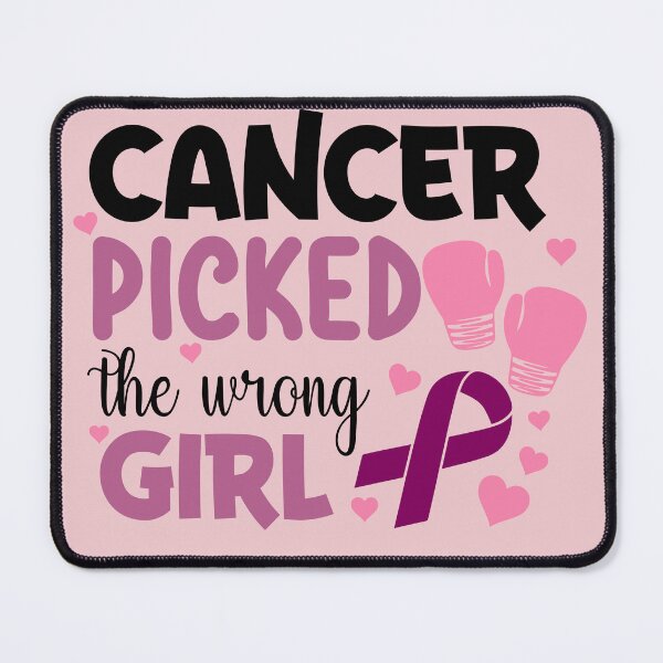 Item preview, CANCER PICKED THE WRONG GIRL designed and sold by elecheria.